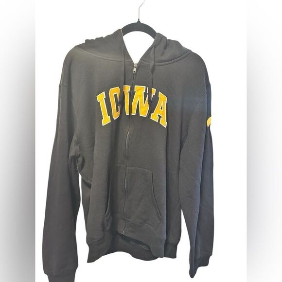 NWT Colosseum Women’s NCAA Black IOWA Hawkeyes Full Zip Hoodie - Size XXL - Picture 5 of 10